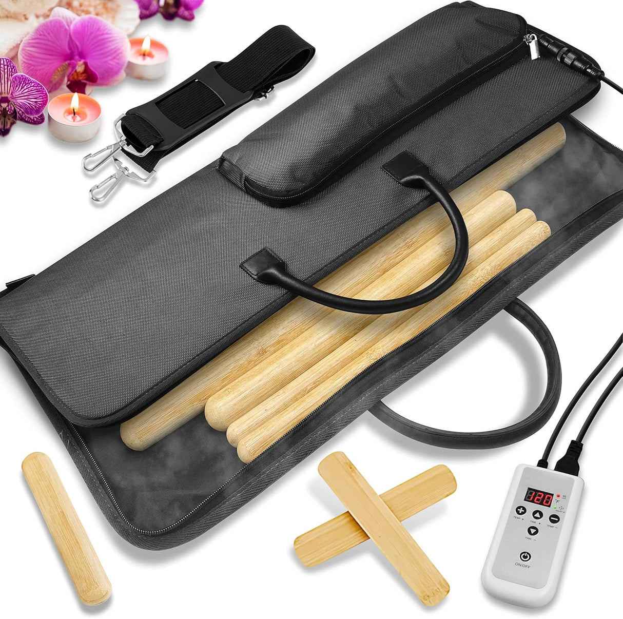 Kit de Masajeadores Eléctrico SERENELIFE PSLMSGBMB22
