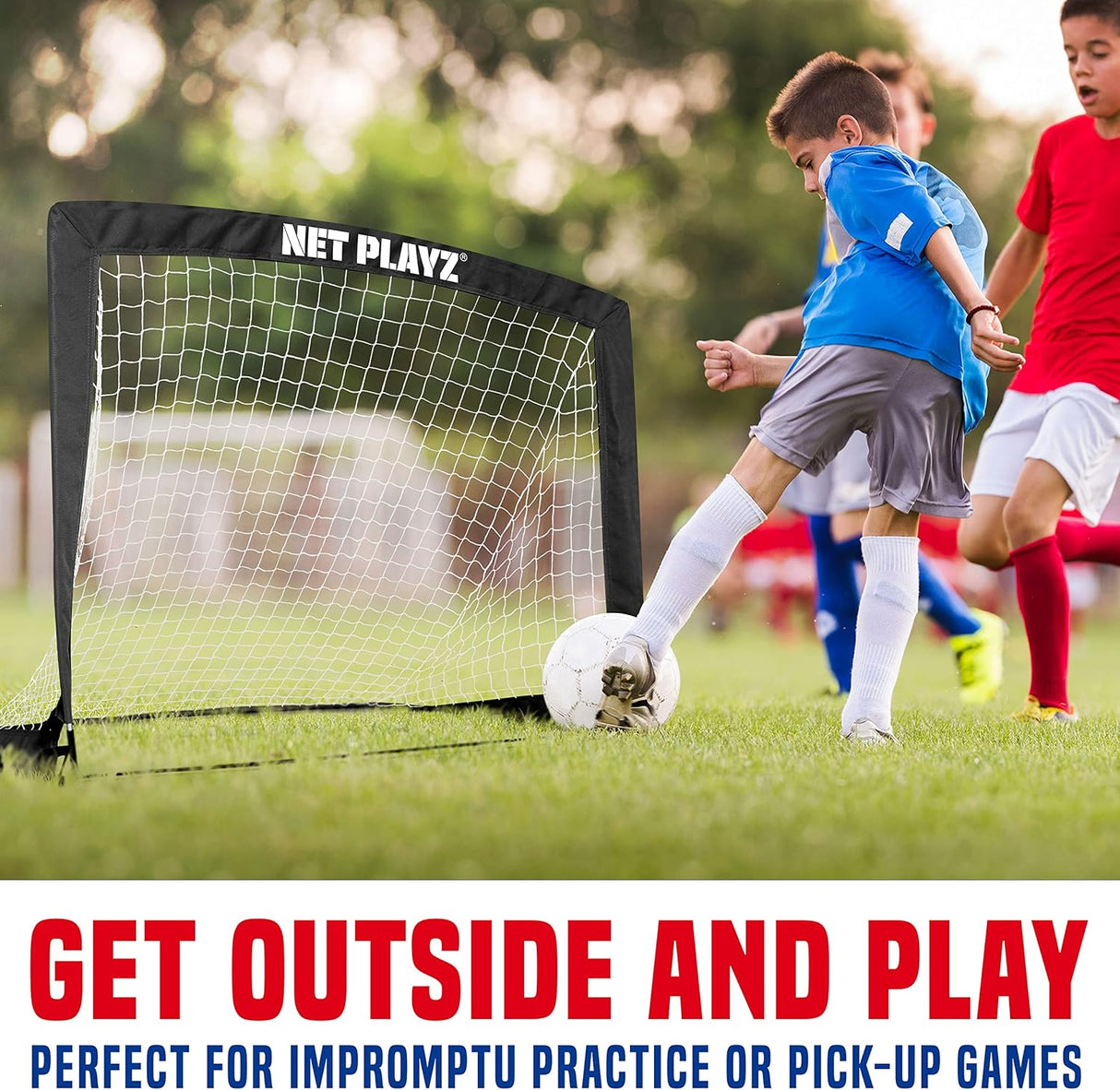 NET PLAYZ Porterías de fútbol Red de fútbol para niños