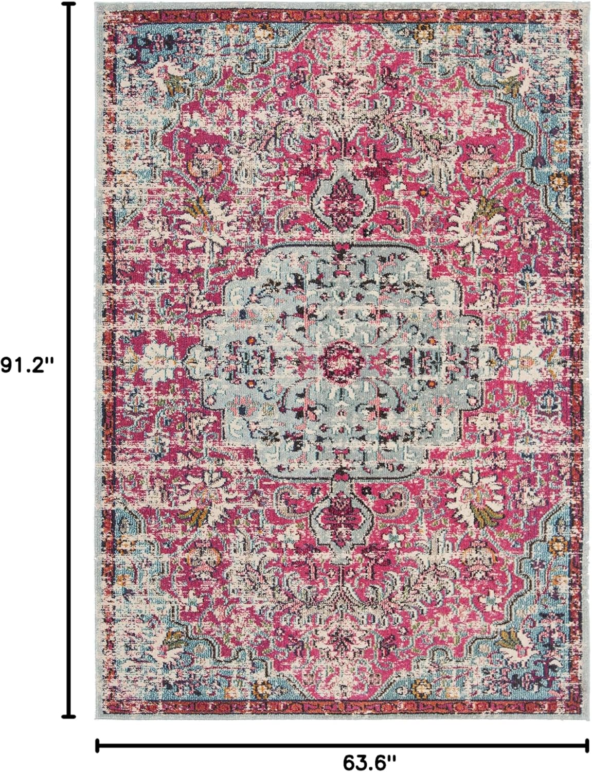 Alfombra SAFAVIEH Madison, diseño bohemio, fácil cuidado, MAD447R