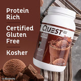 Proteína en polvo Quest, 22g proteína, 1g azúcar, 3 lb