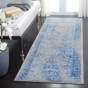 Alfombra Grande de Área, Diseño Oriental, Fácil Cuidado, ADR109A