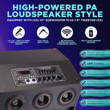 Parlantes con Micrófono inalámbrico PYLE-PRO PPHP1233B