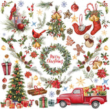 Pegatinas Navideñas Cholemy, Decoración Removible, Estrella
