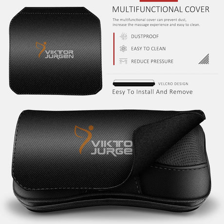 Masajeador de espalda VIKTOR JURGEN con calor, Shiatsu, modelo 2023