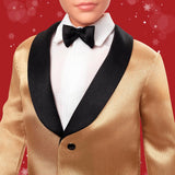 Muñeca Barbie Signature 2025 Holiday Ken con traje completo y estuche