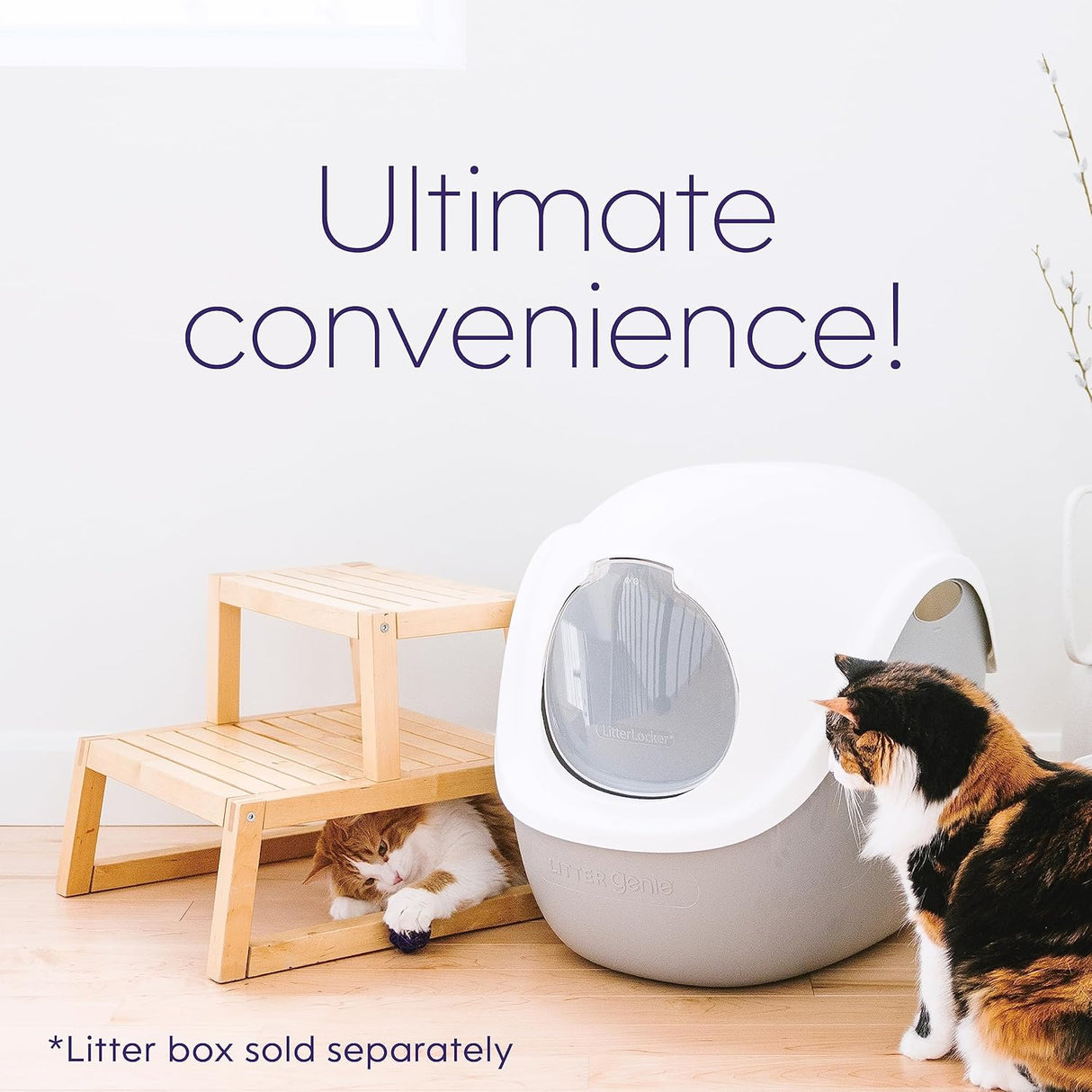 Campana para caja de arena con solapa oscilante Litter Genie