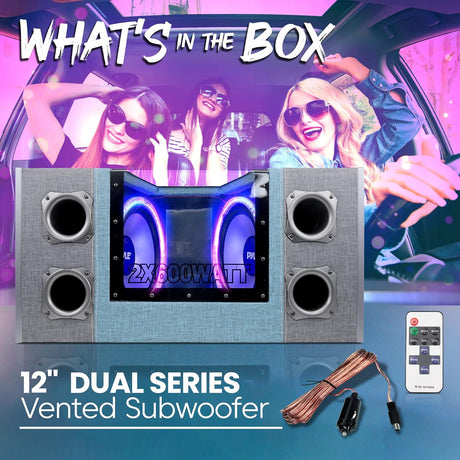 Parlantes de Caja de subwoofer PYLE PLBNPS22