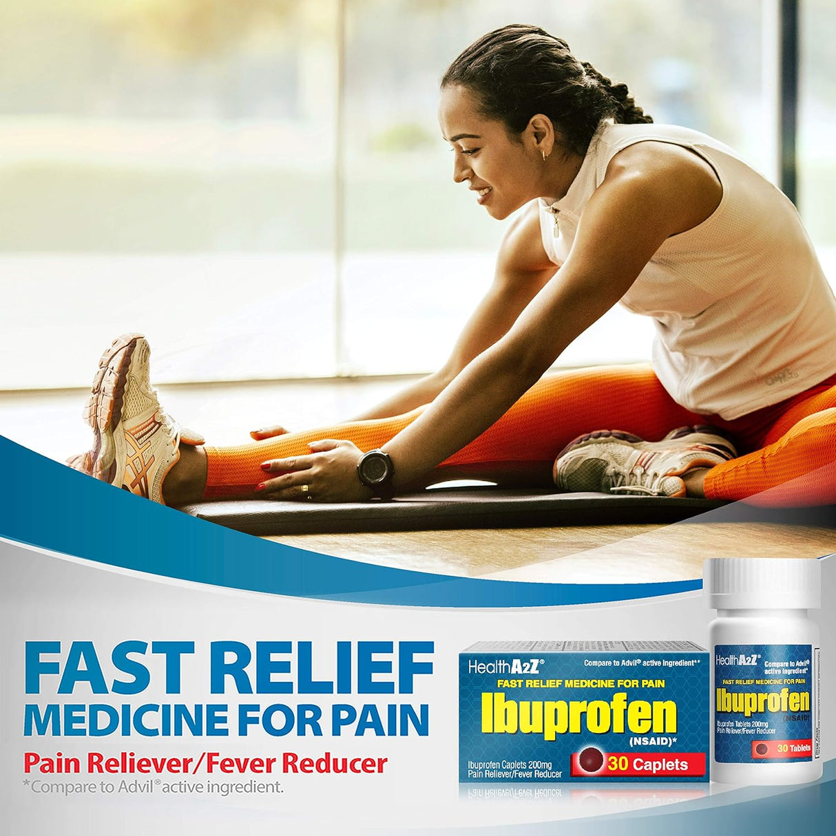 Ibuprofen Tablets 200mg SaludA2Z 720 Tab Paquete Valor