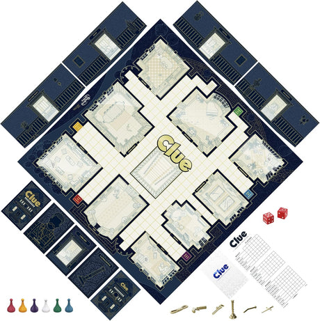 Juego de Mesa Clue, Hasbro Gaming, Colección Premium, 2-6 Jugadores