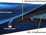Cama ortopédica para perros Dogbed4less, espuma memoria 37x27