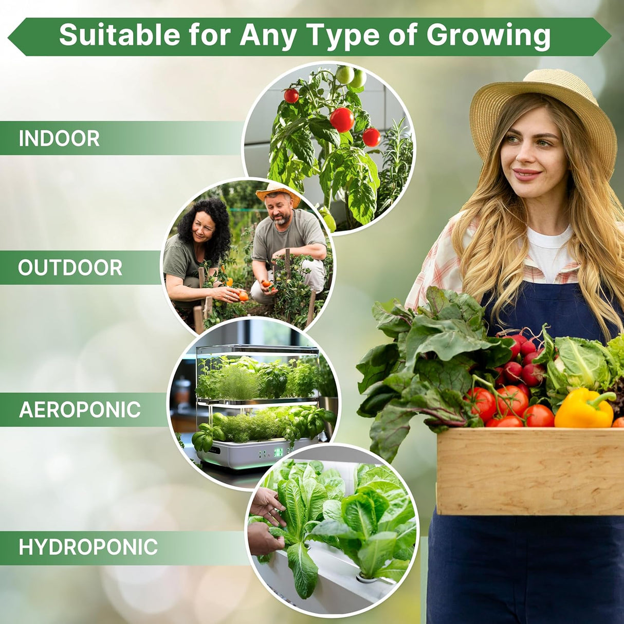 Pack de 55 Semillas No GMO para Huerto - Variedad Heirloom