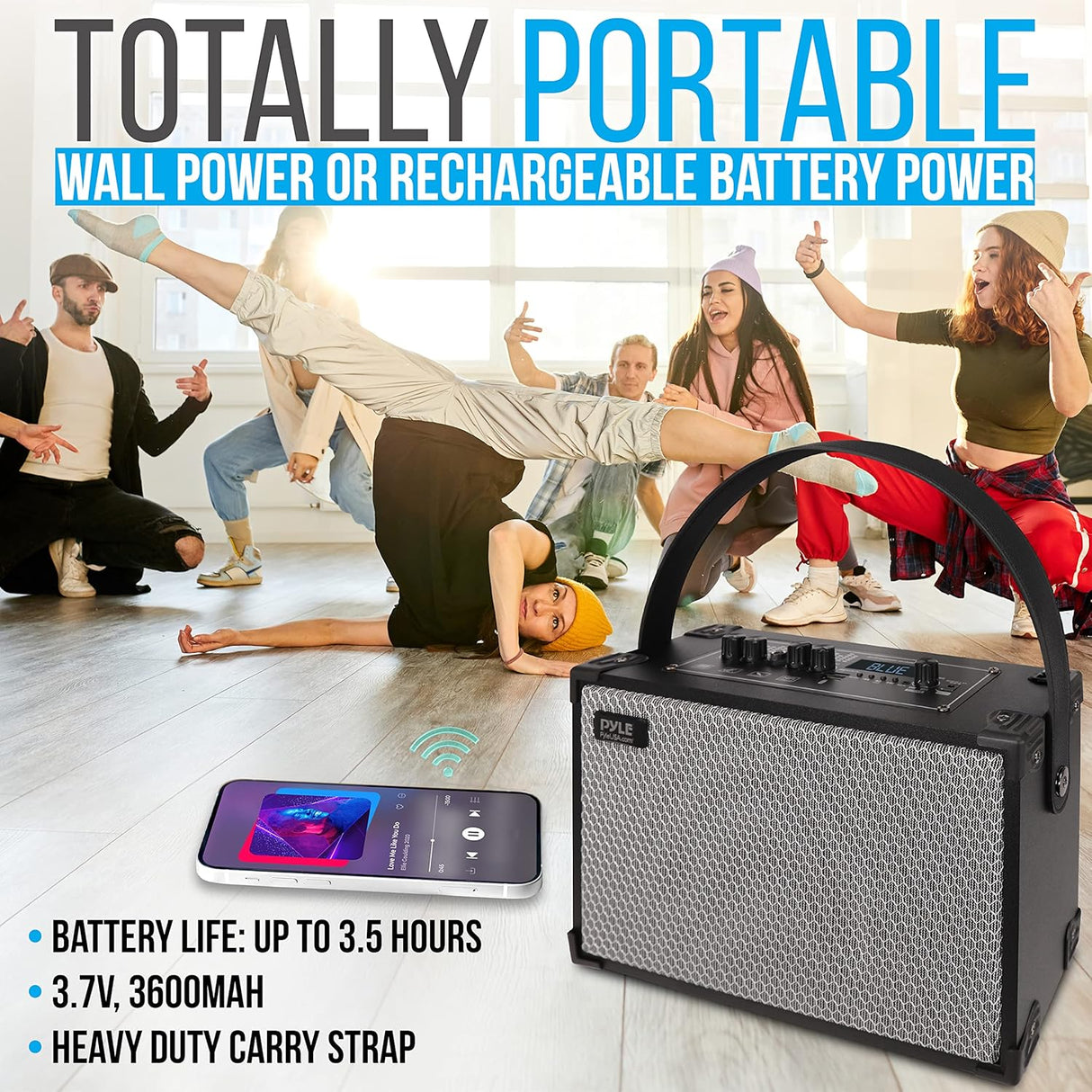 Altavoz Bluetooth vintage PYLE-PRO PG660A