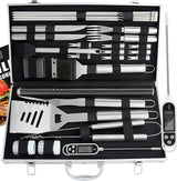 Set de Accesorios BBQ 28pc ROMANTICIST - Acero Inoxidable