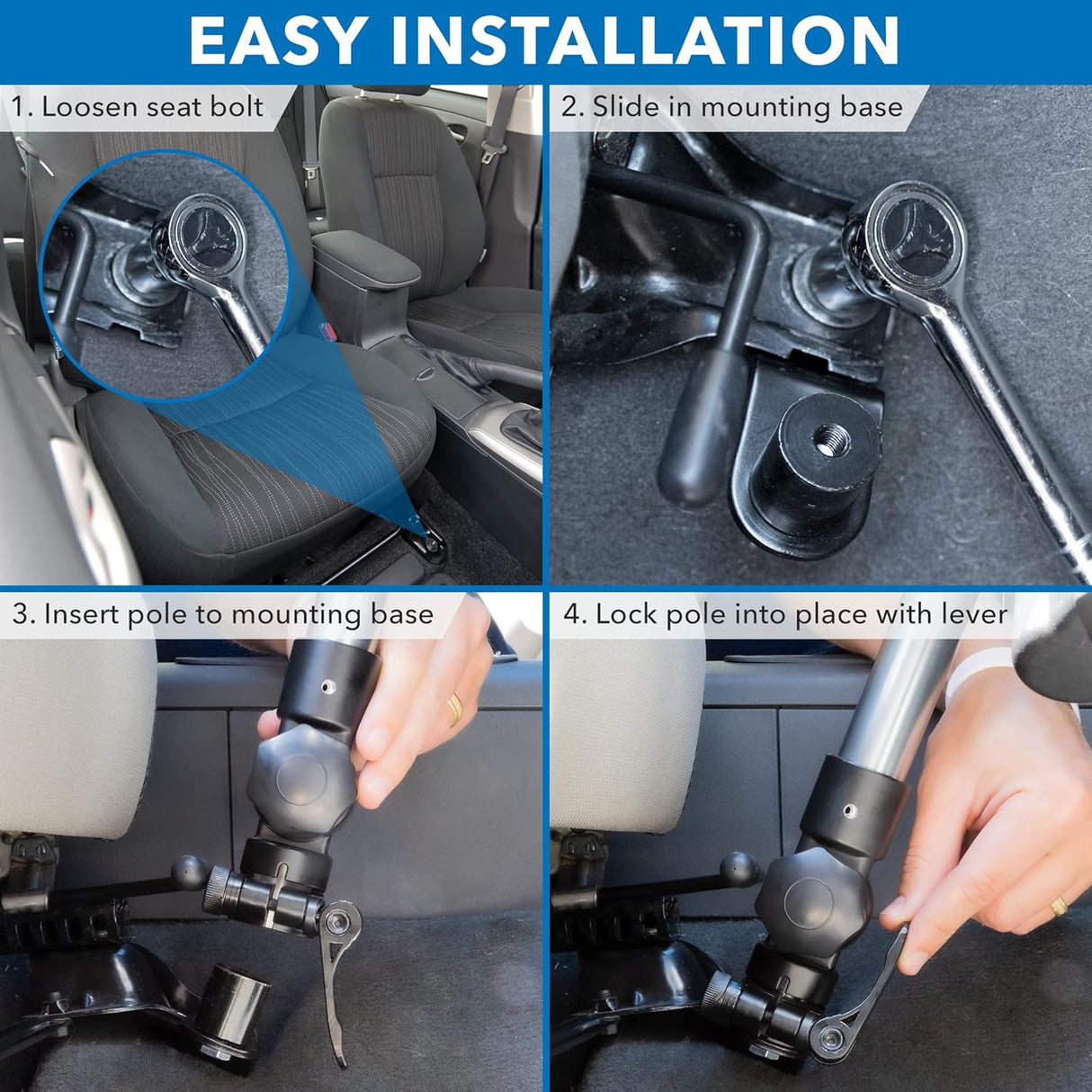 Soporte para laptop de automóvil para vehículos comerciales