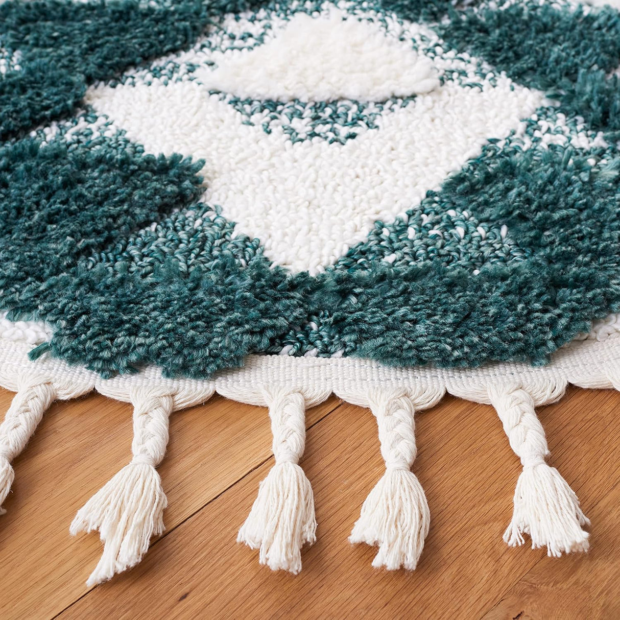 Alfombra Shag Marroquí - Diseño Ideal para Áreas de Alto Tráfico