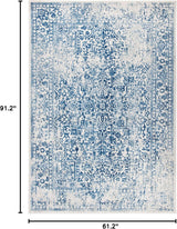 Alfombra Oriental Desgastada para Sala y Dormitorio EVK256N