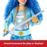 Muñeca de moda Descendants, Mattel, accesorios y espada, Chloe