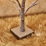 Árbol Pequeño Artificial Hairui con 24 LED, 18IN, Batería