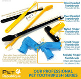 Cepillo de dientes para gatos con doble cabezal