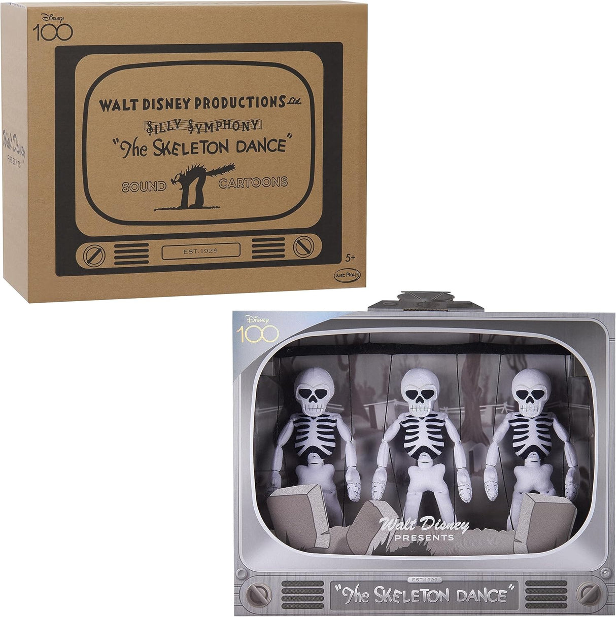 Peluche de Calaveras Silly Symphonies, Disney, Exclusivo Amazon