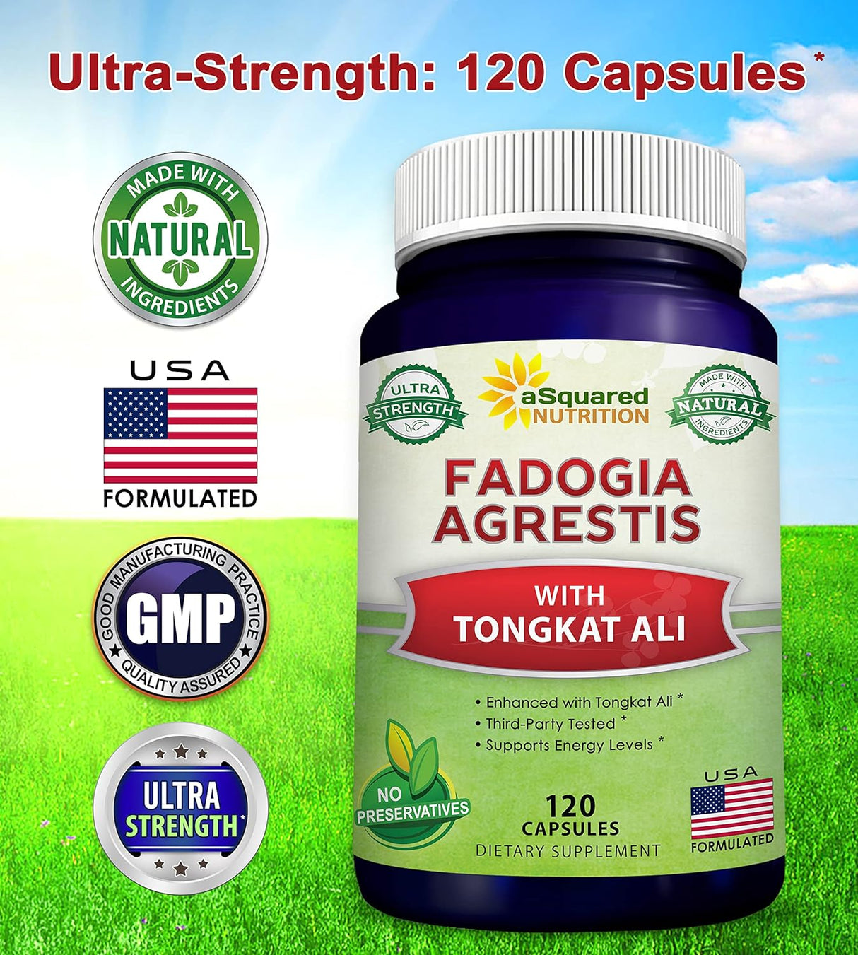 Suplementos Alimenticios de extracto de agrestis Fadogia