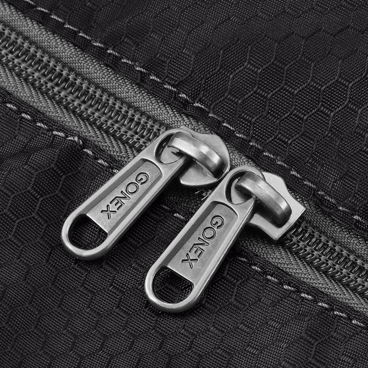 Bolsa de lona plegable de viaje 60L resistente al agua negro