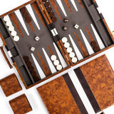 Juego de Mesa Backgammon Ropoda 15 con Guía de Estrategia