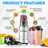 Licuadora eléctrica personal NutriChef NCBL12