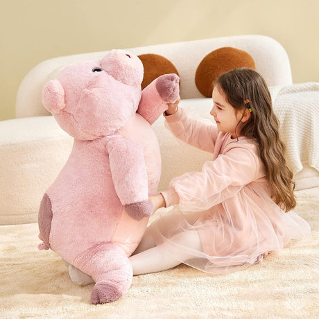 Almohada gigante, peluche de cerdo super suave