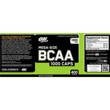 Suplemento Optimum Nutrition Cápsulas BCAA 1000 mg