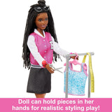 Barbie Estilista con accesorios y perrito, Brooklyn, modelo