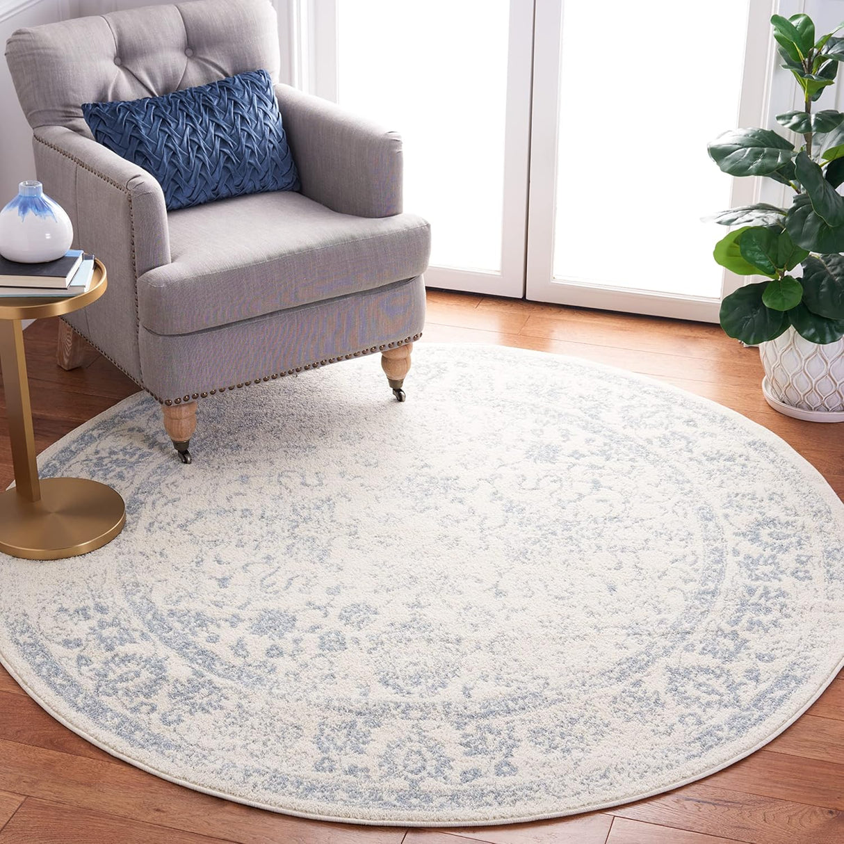 Alfombra Oriental Redonda Distressed 12' ADR109S