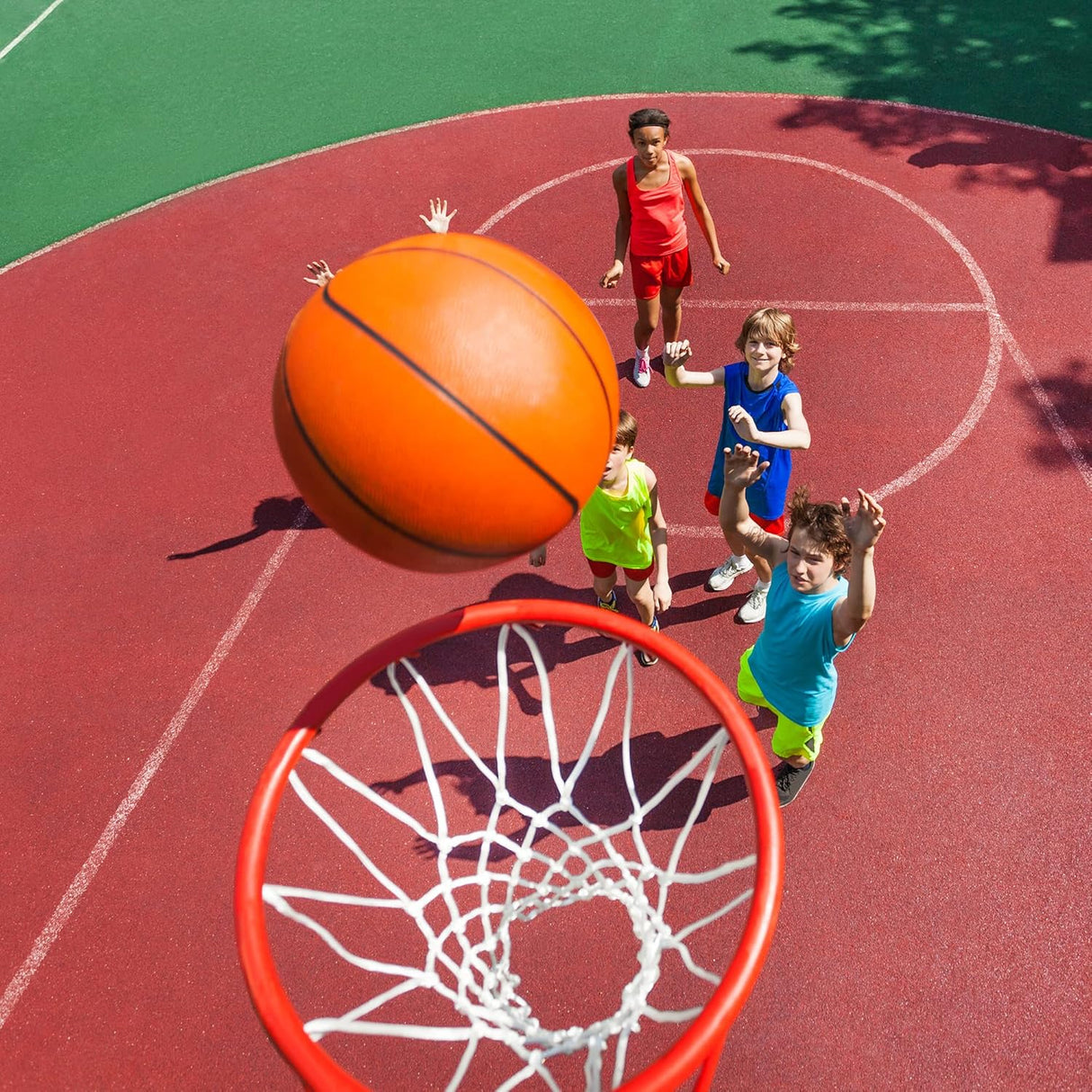 Balones para baloncesto juego de 4 Serenelife ACCSLBSKBG10