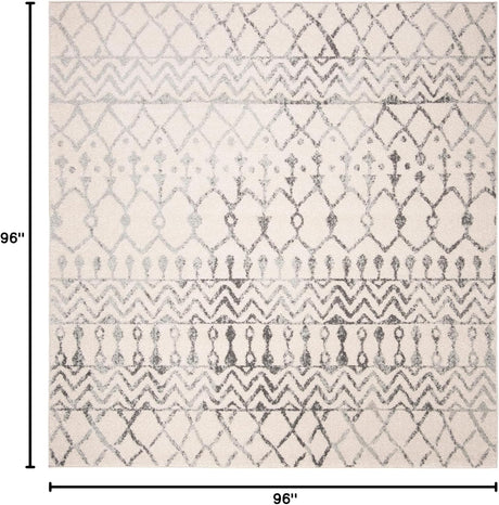 Alfombra Área Marroquí Boho Distressed TUL270A 8' Cuadrada