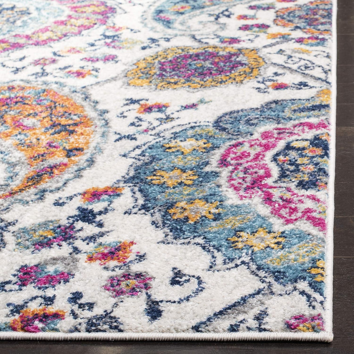 Alfombra Safavieh Madison, Diseño Paisley, Fácil Cuidado, MAD600B