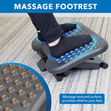 Reposapiés ergonómico para debajo del escritorio 3 niveles