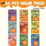 Pegatinas de Calabaza JOYIN, 36 Piezas, Decoración Halloween