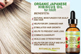 Aceite de Hibisco Orgánico Virgen para Rostro, Piel y Cabello