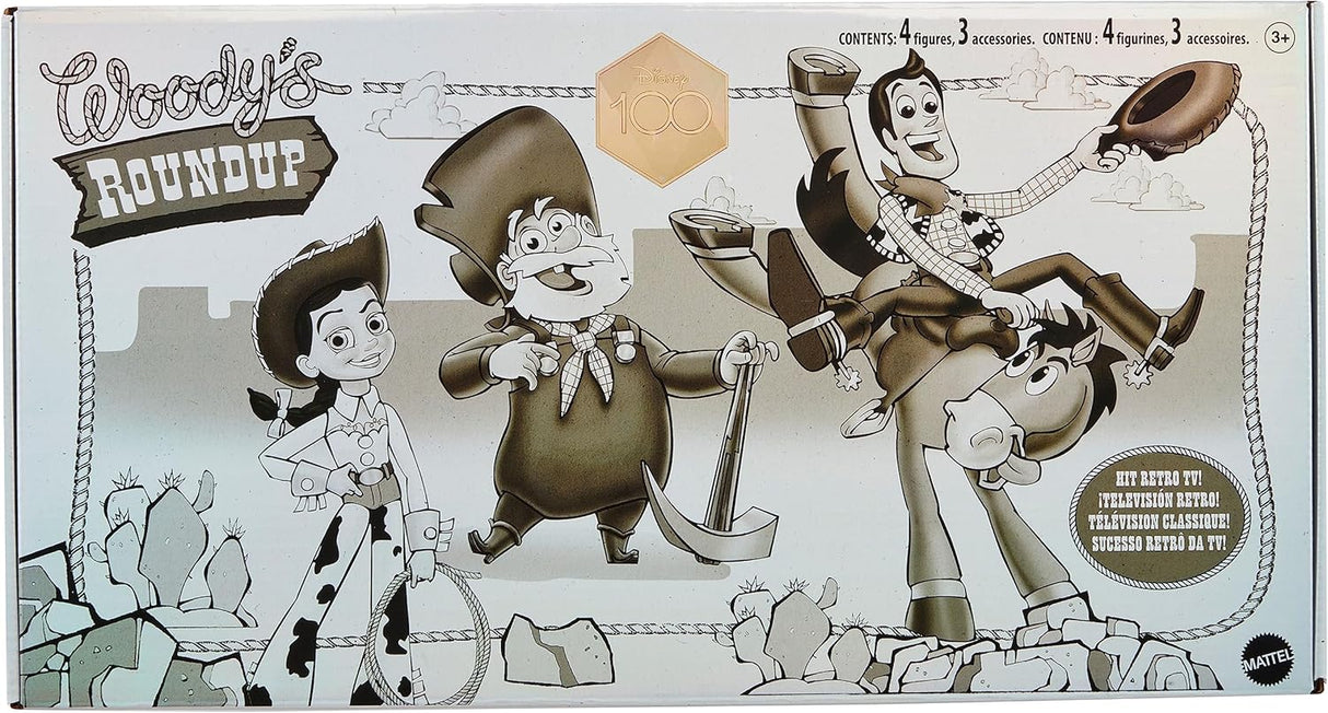 Set de Figuras Toy Story Mattel con Woody, Jessie, Bullseye y Pete
