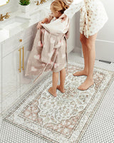 Alfombra tradicional oriental de 3 x 5, Terracota Lahome
