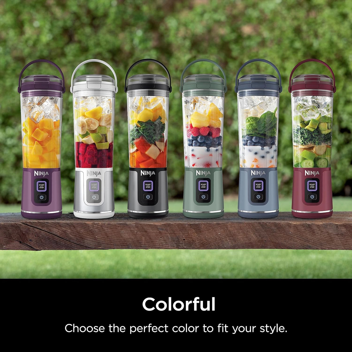 Vaso portátil Ninja BC155PS para batidos y smoothies 18oz