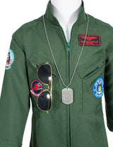 Disfraz Piloto de Combate Kids - Traje Aviador con Accesorios