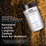 Suplementos Vitaminas para el cabello 10000 mcg de biotina