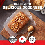 Barra de proteína Clif Bar crunch de mantequilla de maní orgánica (15)
