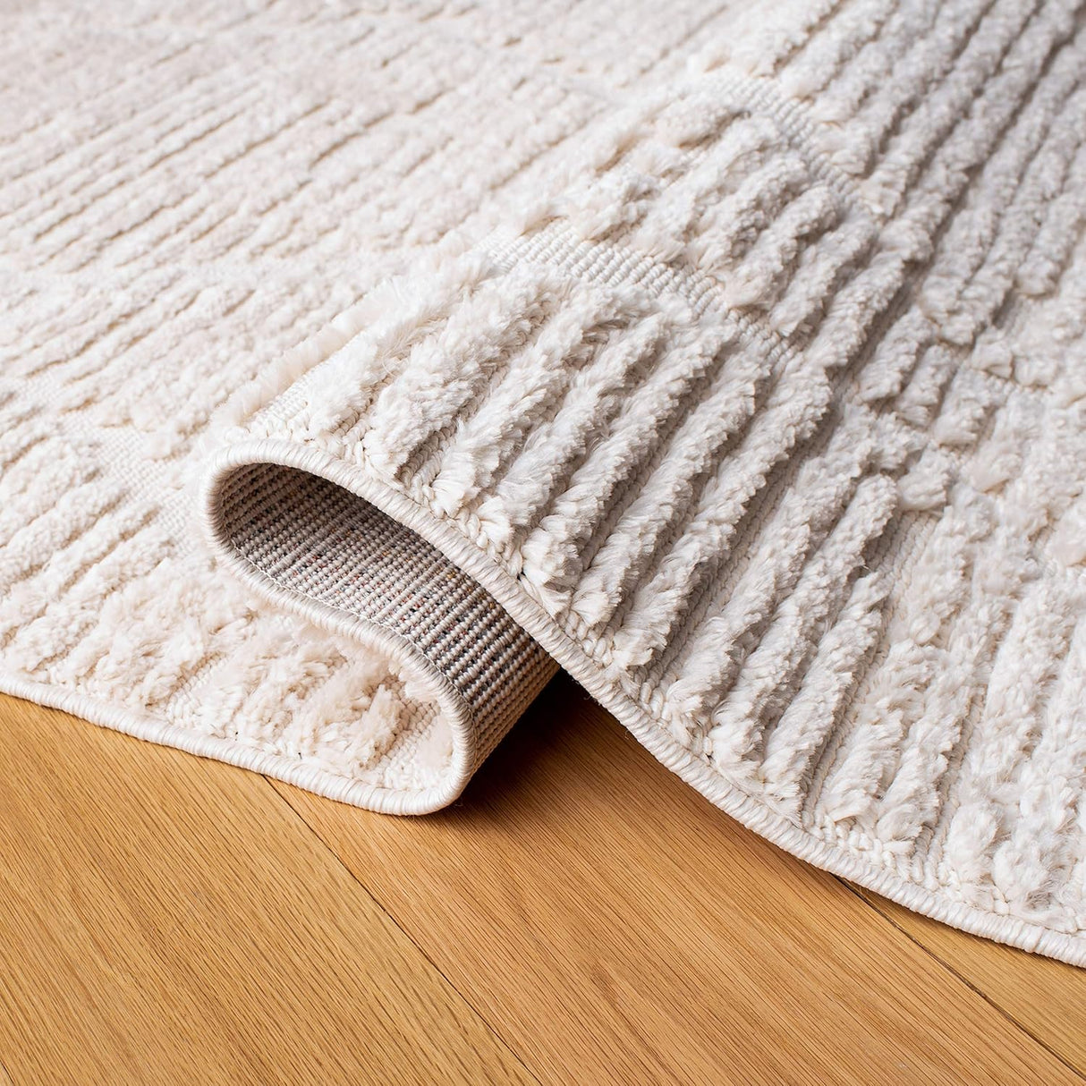 Alfombra Runner Marrakesh, Diseño Boho con Flecos, MRK517C-218