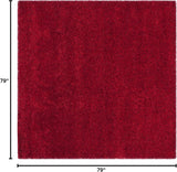 Alfombra de área cuadrada 2 pulgadas gruesa, modelo SG151