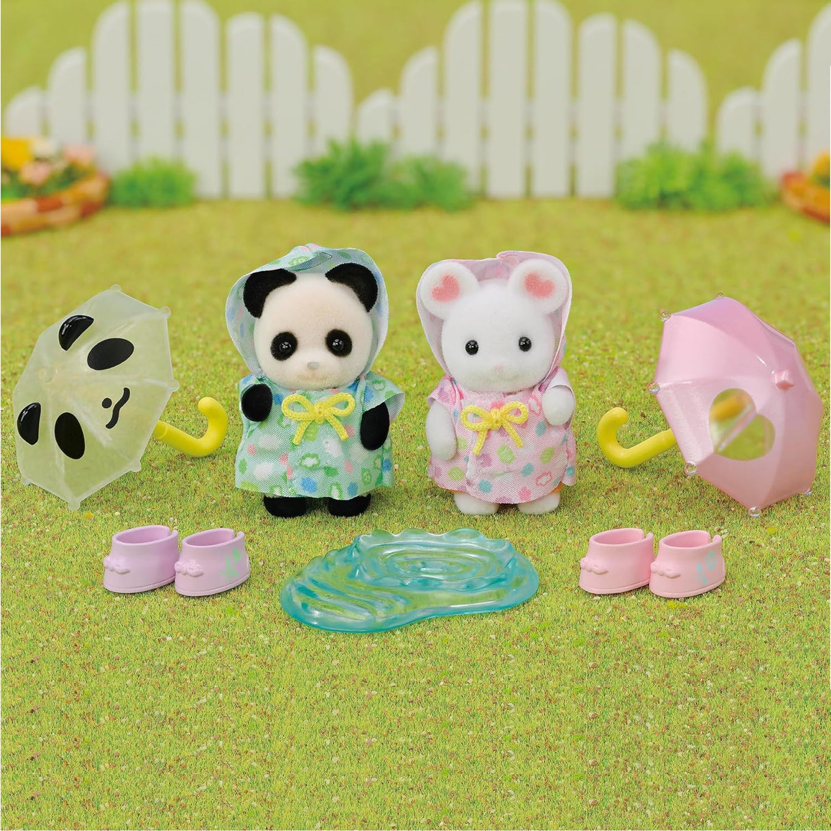 Amigos de Guardería Calico Critters - Dúo Lluvioso