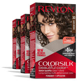 Tinte permanente para el cabello marrón oscuro 030