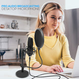 Kit de grabación con micrófono USB PYLE-PRO PDMIKT120