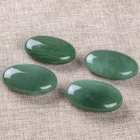 Piedra Palmaria de Aventurina Verde - Cristal Curativo Ovalado